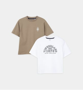 Lot de 2 Tee -shirts - Timberland - Cèdre