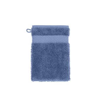 Gant de toilette  en coton modal - Yves Delorme - Outremer