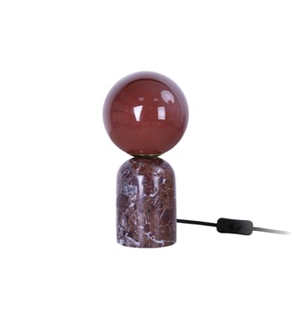 Lampe de Table Lazio Sphere - Bordeaux - 10x10x20cm Leitmotiv