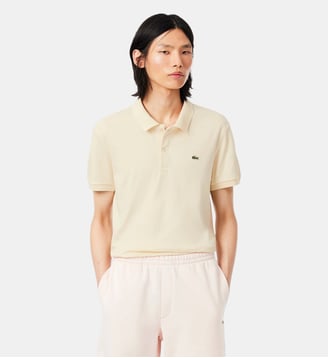 Polo regular fit coton Pima - Lacoste - Beige