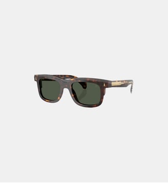 Lunettes de soleil Carré Claro - Moncler - Marron écaille de tortue