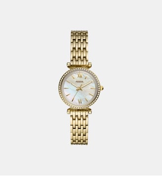 Montre Carlie Mini Blanc ES4735 - Fossil - Doré