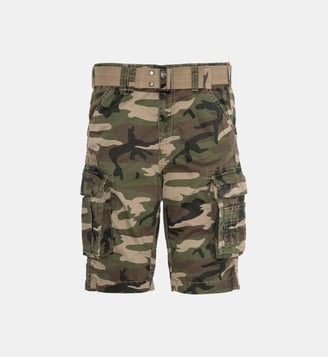 Short army - Schott - Camouflage kaki