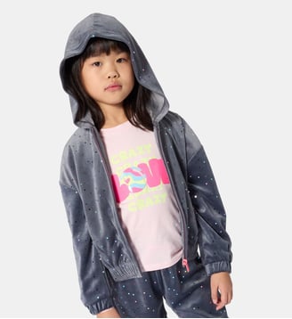 Cardigan à capuche - Billieblush - Gris