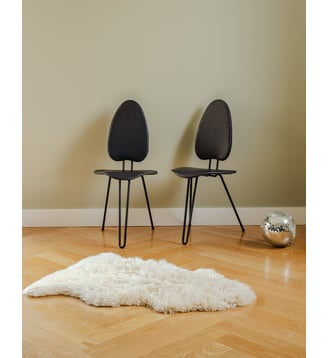 Paire de chaises noires Alma N°1291- Produit chiné - Debongout - Noir