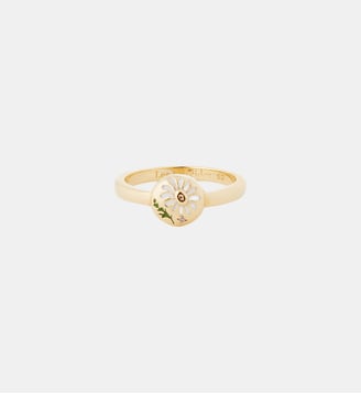 Bague fine marguerite - Les Néréides - Multicolore