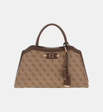 Sac bandoulière Lindsey - Guess - Marron multi