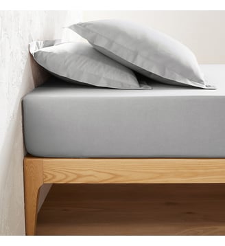 Drap housse en coton bonnet 25 cm La Redoute Interieurs