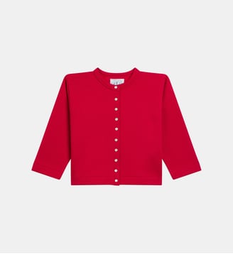 cardigan pression - Agnès b. - Rouge tulipe