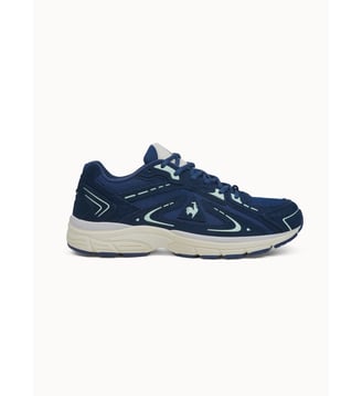 Sneakers running en mesh et suede Roadtrack - Le Coq Sportif - Dress blue et turtle dove