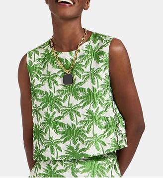 Top Aria Tropicana White - La DoubleJ - Blanc