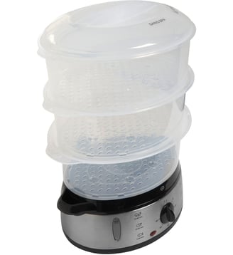 Cuiseur vapeur ECVI 1 - Essentiel B - Gris et noir