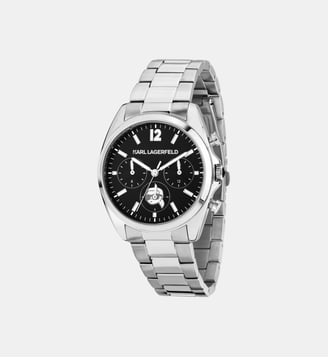 Montre Round Essentials Noir R0553101504 - Karl Lagerfeld - Argenté