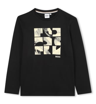 T-shirts à manches longues - BOSS Kidswear - Black