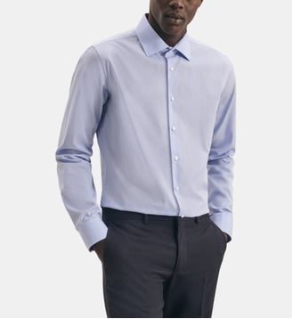 Chemise d'affaires 1/1 X-Slim Col Kent - Seidensticker - Bleu