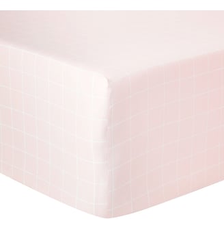 Drap Housse Nil - Anne de Solène - Rose clair