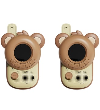 Paire de Talkie-Walkie Zoo - The Zoofamily - Marron