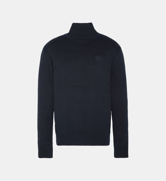 Pull col roulé - Schott - Marine