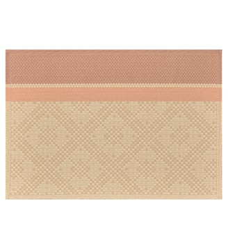 Set de table enduit Essentiel Graphique 100% coton - Le Jacquard Francais - Terre