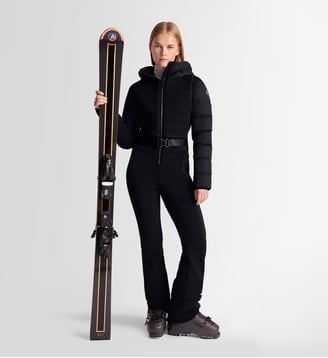 Combinaison de ski marie col montant coupe regular - Fusalp - Noir