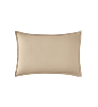 Taie d'oreiller unie en percale de coton, PREMIÈRE Essix