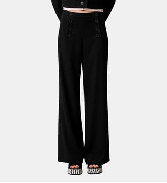 Pantalon à pont - Claudie Pierlot - Noir