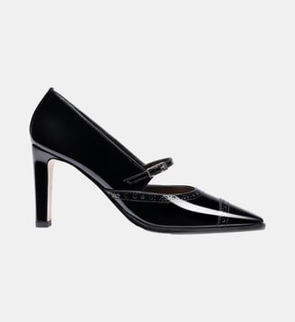 Alto - Escarpins En Cuir Vernis Noir - Parallèle - Noir