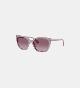 Lunettes de soleil Papillon RA5330U - Polo Ralph Lauren - Lilas laiteux brillant