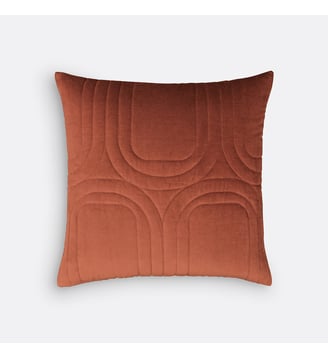 Housse de coussin velours coton 65x65cm, Honorine La Redoute Interieurs