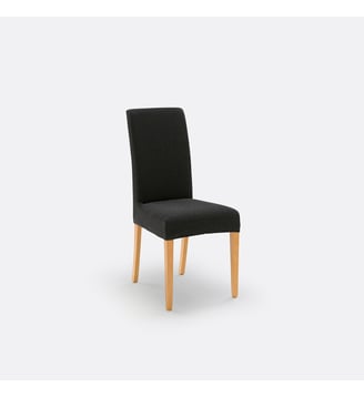 Housse extensible pour chaise gaufrée AHMIS - So'Home - Anthracite