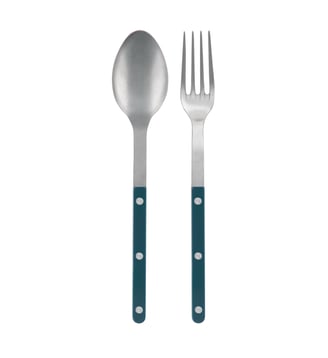 Couverts de service, Bistrot Vintage - Sabre - Bleu canard