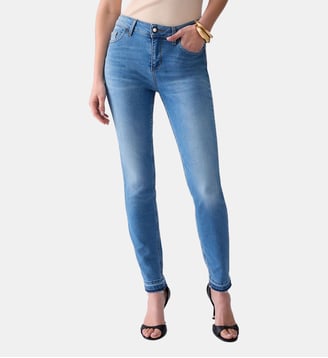 Jean skinny stonewash - Liu Jo - Denim bleu
