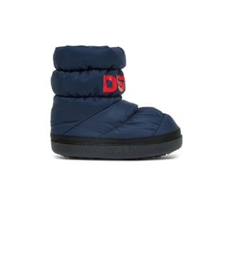Bottes de neige doublées avec logo - Dsquared2 - Bleu