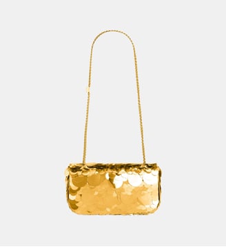 Petit sac baguette Sparkle avec broderie de sequins - Rabanne - Or