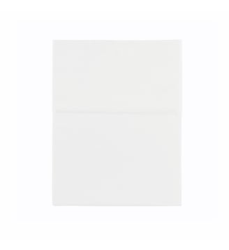 Drap plat uni en satin de coton, TEOPHILE - Alexandre Turpault - Blanc neige