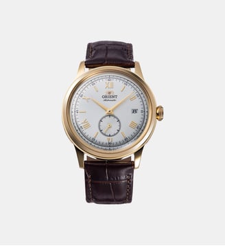 Montre automatique Bambino Blanc RAAP0106S30B - Orient - Doré