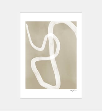 Poster   One Way - The Poster Club x Anna Johansson - Poster & Frame - Multicolore