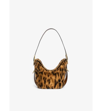 Sac Baby Jane Leopard - Zadig&Voltaire - Cognac