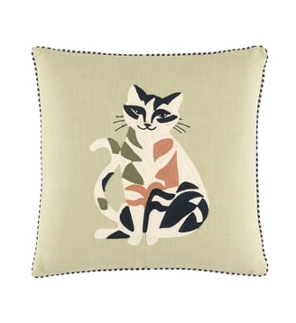 Housse de coussin en coton - Desforges - Multicolore