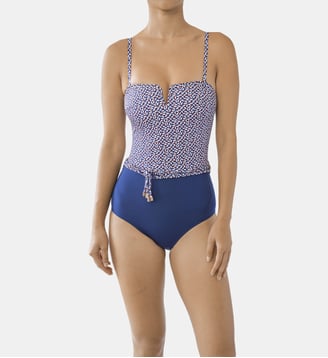 Maillot de Bain 1 pièce - Croisette - Huit - Bleu