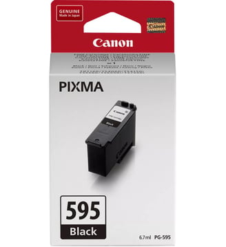 Cartouche d'encre Originale PG-595 Noire Standard PIXMA - 5212C001 - Canon - Noir