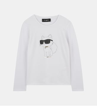T-shirts à manches longues - Karl Lagerfeld Kids - Blanc