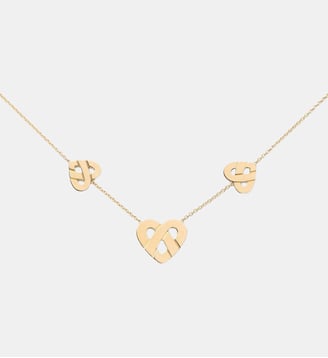 Collier Cœur Entrelacé - Poiray - Or jaune