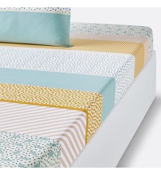 Drap houssse coton - La Redoute Interieurs - Multicolore