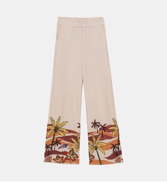 Pantalon large imprimé imprimé PHILA - La Petite Etoile - Paysage