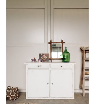 Buffet en bois Gilbert N°67- Produit chiné - Debongout - Blanc