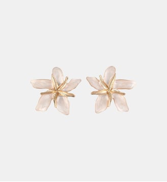 Boucles d'oreilles fleurs ivoire - Balaboosté - Ivoire