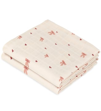 Lot de 2 langes - CAMCAM COPENHAGEN - Rose