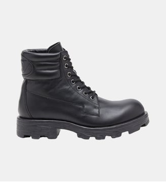D-Hammer - Bottines de combat en cuir - Diesel - Noir