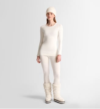 Sous pull troop col rond coupe regular - Fusalp - Blanc
